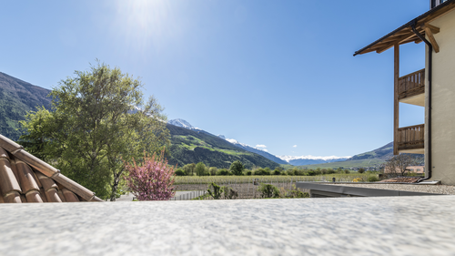 wunderschöne Aussicht vom Balkon (c) Hannes Niederkofler Photography (Wanderhotel Vinschgerhof)