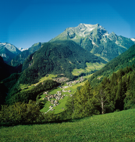 Blick auf den Finkenberg im Urlaubsgebiet Tux Finkenberg